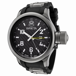Invicta Watches : 0060 Black Dial Stainless Steel Band Men Watch