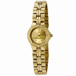 Invicta Watches : 0131 Gold Dial Stainless Steel Band Women Watch