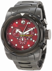 Invicta Watches : 0317 Red Dial Tungsten Band Men Watch