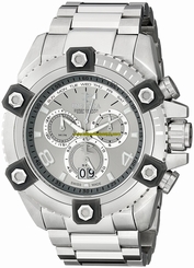 Invicta Watches : 0336 Silver Dial Stainless Steel Band Men Watch