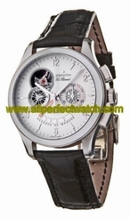 Zenith Watches : 03.0510.4021/01.C492 Automatic White Chronograph With Power Reserve Indicator And Partial Skeleton View Of Movement Escapement Dial Black Crocodile Leather Band Men Watch