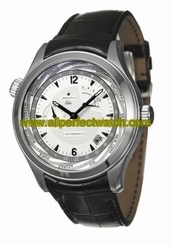 Zenith Watches : 03.0520.687/01.C678 Automatic Silver Guilloche With Power Reserve Indicator Between 1 And 3, Date Between 4 And 5, Seconds Sub- At 9. World Time Function Indicates Timezones For 24 Different Cities On Outer Ring Of And Rotates In-sync Wit