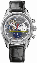Fake AAA Zenith Watches : 03.2040.4061/23.C496 El Primero Chronomaster 1969 Open Black Leather Men Watch Watch