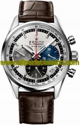 Zenith Watches : 03.2150.400/69.C713 El Primero Automatic Chronograph Date Brown Leather Men Watch