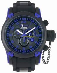 Invicta Watches : 0518 Quartz Chronograph Date Black Polyurethane Men Watch