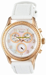 Invicta Watches : 0582 Mother-of-pearl Dial Luminous Chronograph Timer Stop-watch Women Watch