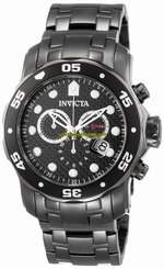 Invicta Watches : 0693 Black Dial Luminous Measures Seconds Chronograph Men Watch