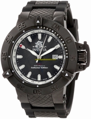 Invicta Watches : 0736 Black Dial Stainless Steel Band Men Watch