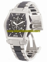 Invicta Watches : 0744 Black Dial Fixed Band Men Watch