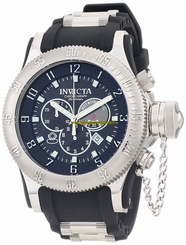 Invicta Watches : 0803 Black Dial Stainless Steel Band Men Watch