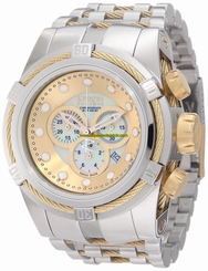 Invicta Watches : 0822 Gold Dial Stainless Steel Men Watch