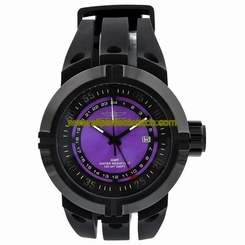 Invicta Watches : 0836 Black And Pink Quartz Men Watch