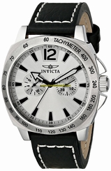Invicta Watches : 0855 Silver Dial Stainless Steel Band Men Watch