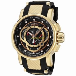Invicta Watches : 0896 Quartz Chronograph Date Black Polyurethane Men Watch