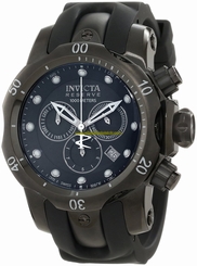Invicta Watches : 0949 Quartz Chronograph Date Black Polyurethane Men Watch