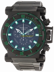 Invicta Watches : 10036 Black Dial Stainless Steel Men Watch