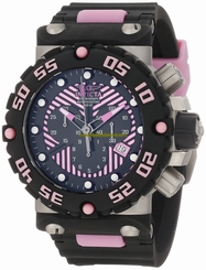 Invicta Watches : 10043 Black Dial Rubber Men Watch