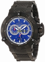Invicta Watches : 10194 Black Dial Stainless Steel Band Men Watch