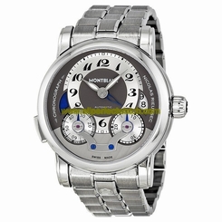 MontBlanc Watches : 102336 Automatic Monopusher Chronograph Stainless Steel Men Watch