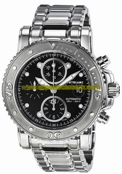 Fake AAA MontBlanc Watches : 104659 Automatic Chronograph Date Stainless Steel Men Watch Watch