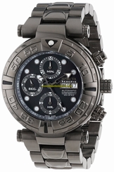 Invicta Watches : 10487 Black Dial Stainless Steel Band Men Watch