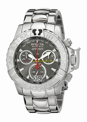 Invicta Watches : 10645 Grey Dial Stainless Steel Band Men Watch