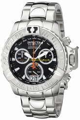 Invicta Watches : 10646 Black Dial Stainless Steel Men Watch