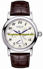 MontBlanc Watches : 106462 Automatic Analog Day Date Dial Brown Leather Men Watch