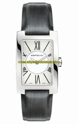 MontBlanc Watches : 107312 Quartz Analog Black Leather Women Watch