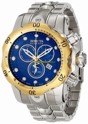 Invicta Watches : 10798 Blue Dial Stainless Steel Band Men Watch