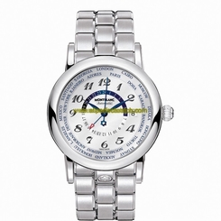 MontBlanc Watches : 109286 Automatic World Time GMT Stainless Steel Men Watch
