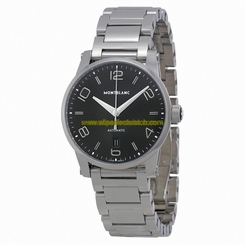 MontBlanc Watches : 110339 Automatic Black Dial Date Stainless Steel Men Watch