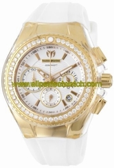 Technomarine Watches : 111007 Quartz Steel and 18ct Gold Women Watch