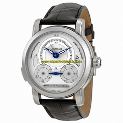 MontBlanc Watches : 111012 Automatic Chronograph Date Black Leather Men Watch