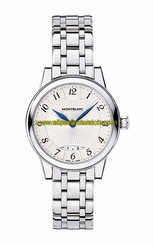 MontBlanc Watches : 111207 Quartz Silver Dial Date Stainless Steel Women Watch