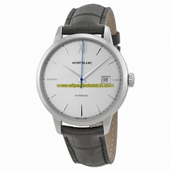 MontBlanc Watches : 111622 Automatic Analog Date Black Leather Men Watch