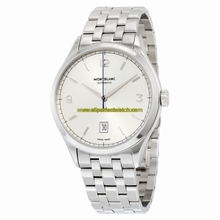 MontBlanc Watches : 112532 Silvery-white Automatic Men Watch