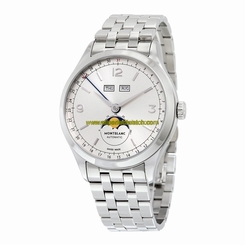 MontBlanc Watches : 112647 Silver Automatic Men Watch