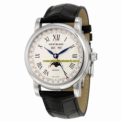 MontBlanc Watches : 113645 Silver Automatic Men Watch