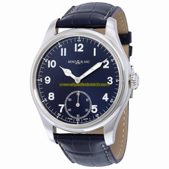 MontBlanc Watches : 113702 Blue Hand Wind Men Watch