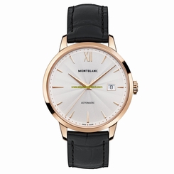 MontBlanc Watches : 113705 Silver Automatic Men Watch