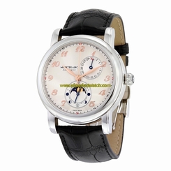 MontBlanc Watches : 113848 Silver Automatic Men Watch