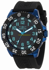 Invicta Watches : 11411 Black Dial Second-hand Shock-resistant Men Watch