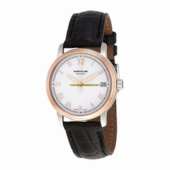 MontBlanc Watches : 114368 White Mother Of Pearl Automatic Men Watch