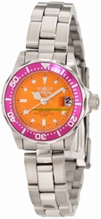 Invicta Watches : 11440 Orange Dial Luminous Women Watch