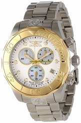 Invicta Watches : 11447 Silver Dial Stainless Steel Band Men Watch