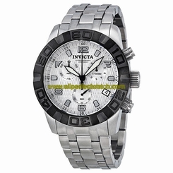 Invicta Watches : 11453 Silver-tone Quartz Men Watch