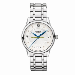 MontBlanc Watches : 114733 Silvery- White Guilloch?? Automatic Unisex Watch