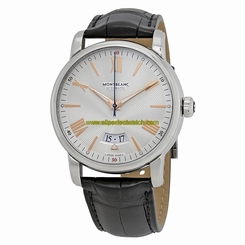 MontBlanc Watches : 114841 Silvery- White Guilloch?? Automatic Men Watch