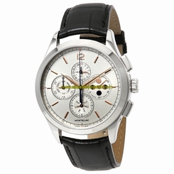 MontBlanc Watches : 114875 Silvery White Automatic Men Watch